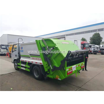 Small compactor capacity of garbage truck